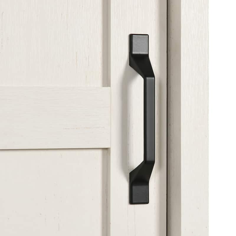 Farmhouse Tall Bathroom Storage Cabinet with Doors And Adjustable Shelf