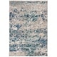 preview thumbnail 59 of 74, SAFAVIEH Madison Loane Modern Abstract Rug 2'2" x 4' - Grey/Blue