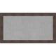 Framed Magnetic Board, Whiskey Brown Rustic - medium - 27 x 15-inch