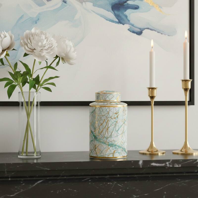 Ceramic Modern Decorative Jar with Lid