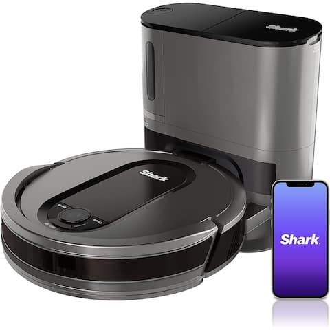 SharkAV911S EZ Robot Vacuum with Self-Empty Base (Gray)