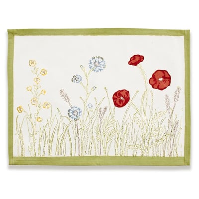 Springfields Multicolored PlaceCotton Mats (Set of 6)
