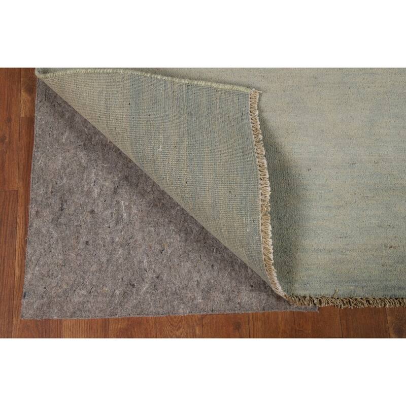 Modern Gabbeh Oriental Foyer Rug Multi-Color Handmade Wool Carpet - 3'2"x 4'11"