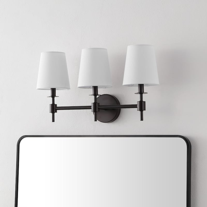 SAFAVIEH Lighting Youko 21-inch Modern & Contemporary Wall Sconce (3-Bulb) - 7Wx21Dx11H