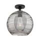Option Matte Black / Light Smoke Deco Swirl
