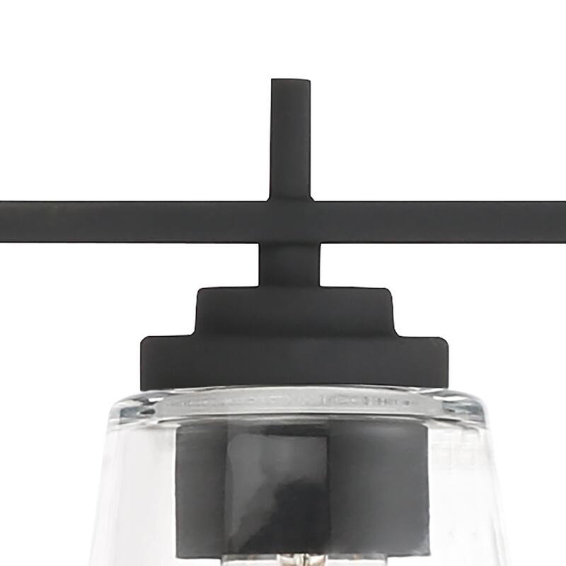 Kiro 6-light Modern Farmhouse Black Bathroom Vanity Lights with UL Certified