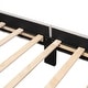 preview thumbnail 26 of 31, Canopy Bed with USB and Type-C Ports, Upholstered Canopy Platform Bed Frame with Headboard, Wood Slat Support, for Kids Teens