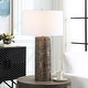 preview thumbnail 2 of 6, Uttermost Malaga Brass Table Lamp - 35.5" H X 20" W X 20" D