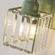 preview thumbnail 142 of 182, 2/3/4-Light Modern Bathroom Crystal Vanity Light Wall Sconces