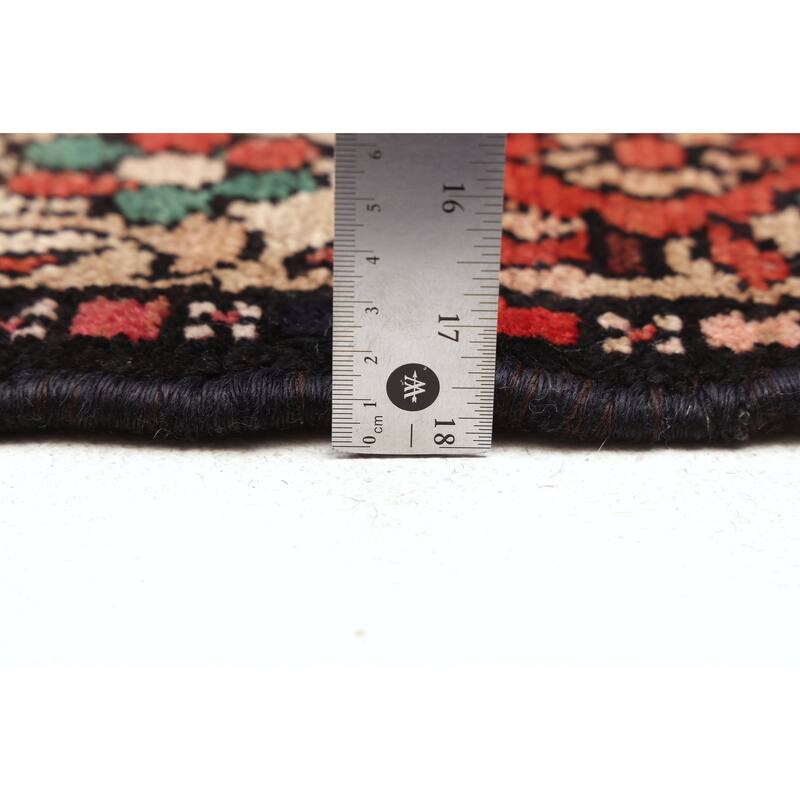 ECARPETGALLERY Hand-knotted Andelz Dark Navy Wool Rug - 4'0 x 8'0