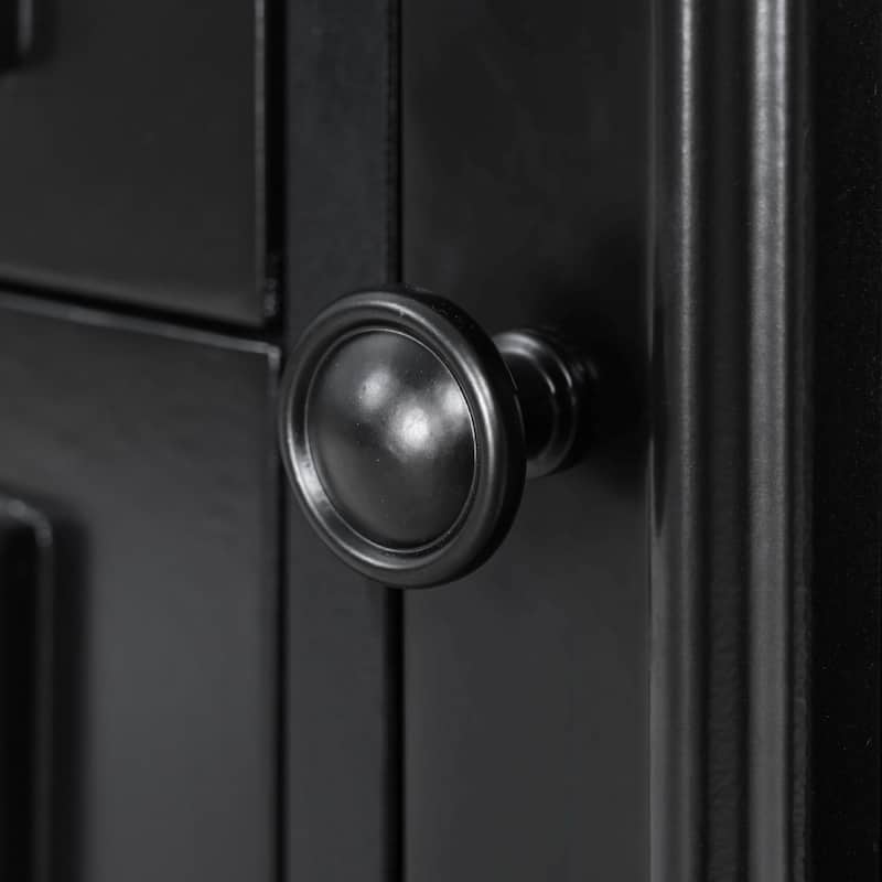 54.9" Kitchen Island with Drop Leaf, Power Outlet, Rolling Wheels, and Storage Racks - 54.9'' x 29.5'' x 36''