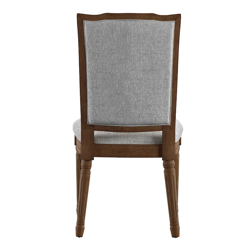 Deana Ornate Linen Dining Chairs (Set of 2) by iNSPIRE Q Artisan
