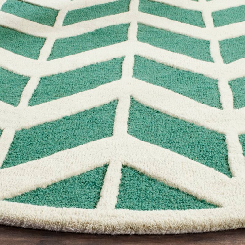 SAFAVIEH Handmade Cambridge Saskia Modern Moroccan Wool Rug