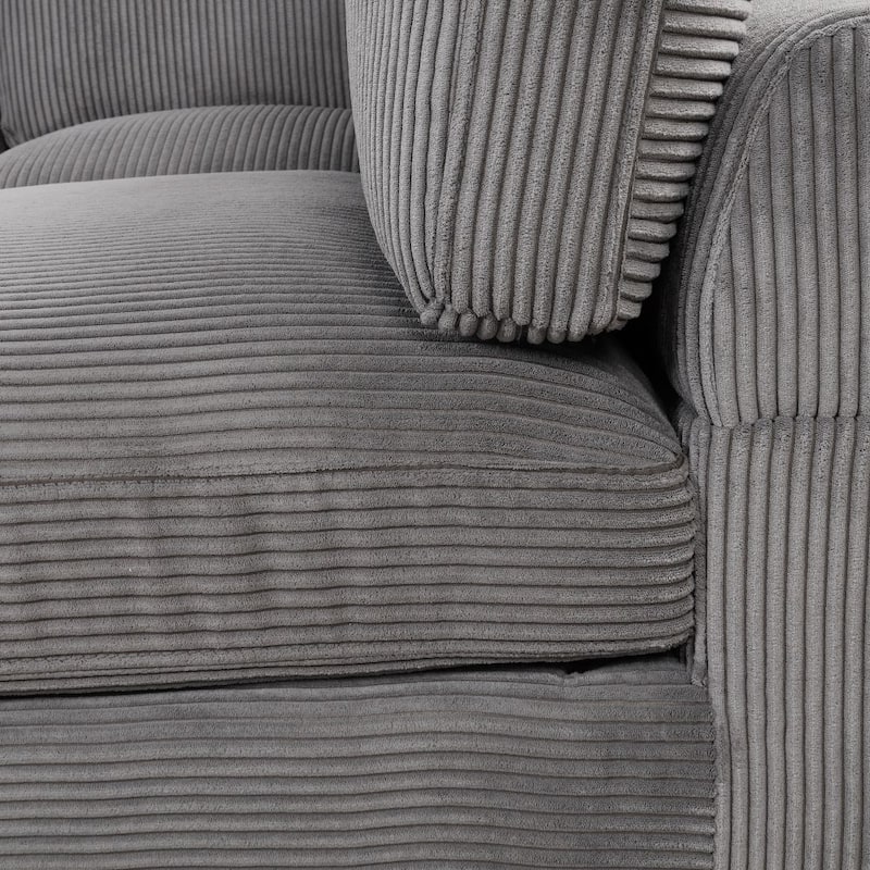 Modular Sectional Sofa with Ottoman L Shaped Corner Sectional for Living Room, Office