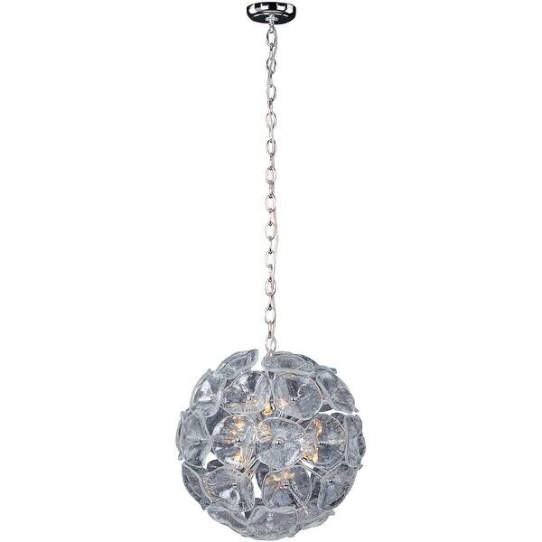 slide 1 of 1, Maxim Cassini 12-light Hydrangea Pendant