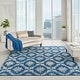 preview thumbnail 23 of 89, Nourison Tranquil French Country Floral Damask Area Rug 8' x 10' - Navy/Multi - Runner/Rectangle