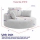 preview thumbnail 23 of 89, GDFStudio - Lavelle Corduroy 360 Degree Swivel Chair Fluffy Modern Sleeper