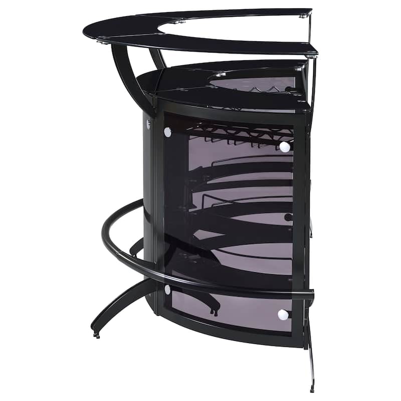 Dallas 3-piece Curved Freestanding Home Bar Cabinet