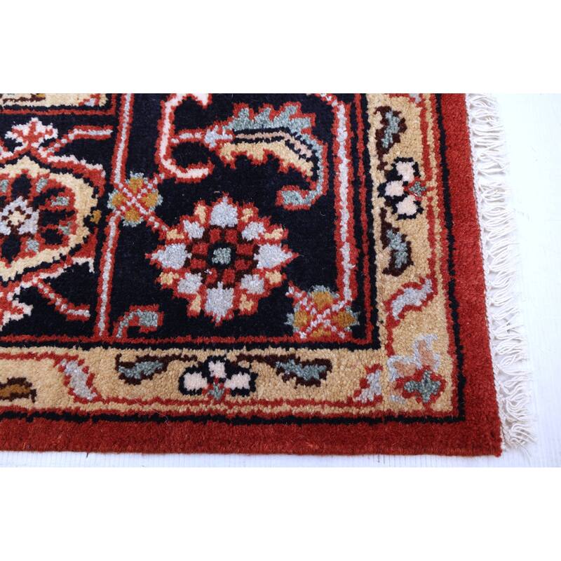 ECARPETGALLERY Hand-knotted Serapi Heritage Dark Copper Wool Rug - 9'0 x 12'4