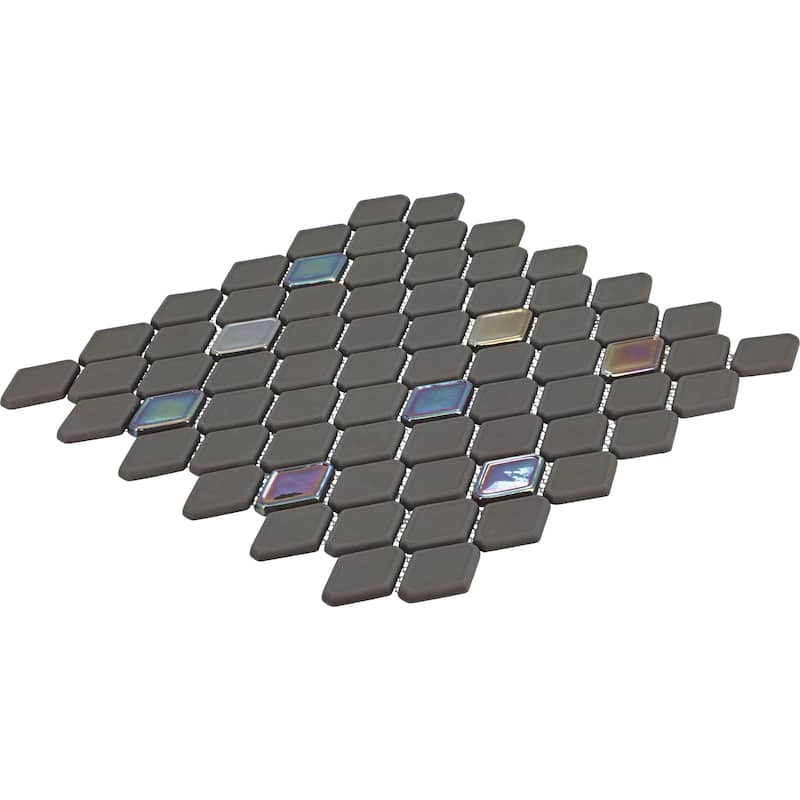 Daltile Starcastle 1.5" Elongated Hexagon Glass Wall Mosaic (15 PC Per Carton) (13.28 SQFT Per Carton)