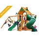 preview thumbnail 1 of 16, Gorilla Playsets Mountaineer Wooden Swing Set with Tube Slide, Rock Wall, and Sandbox Area