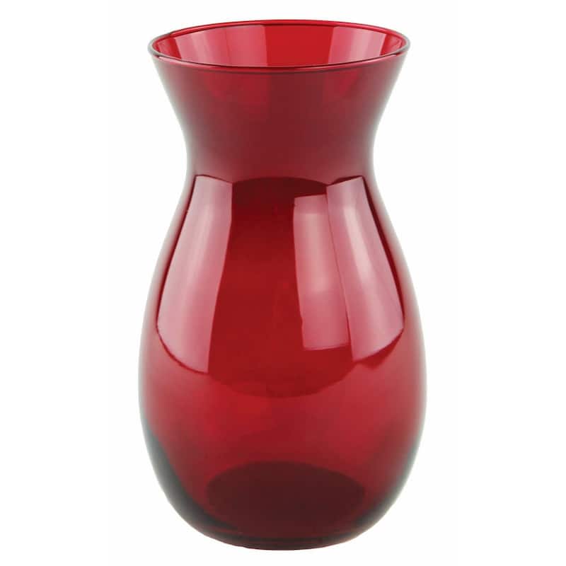 8"H Ruby Jordan Vase