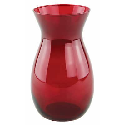 8"H Ruby Jordan Vase