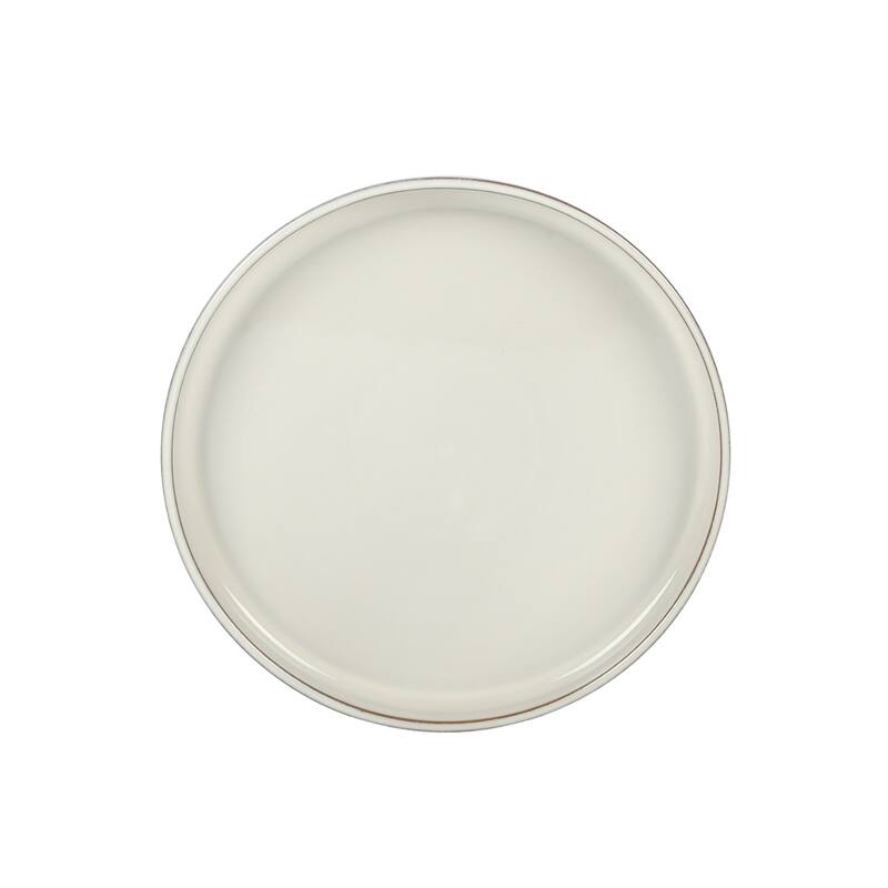 Bloomhouse Santorini Mist 16 Piece Double Bowl Terracotta Reactive Glaze Plates and Bowls Dinnerware Set