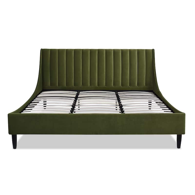 Aspen Vertical Tufted Upholstered Platform Bed