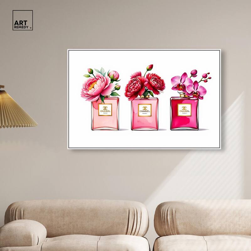 Fragrant Florals Canvas by Art Remedy