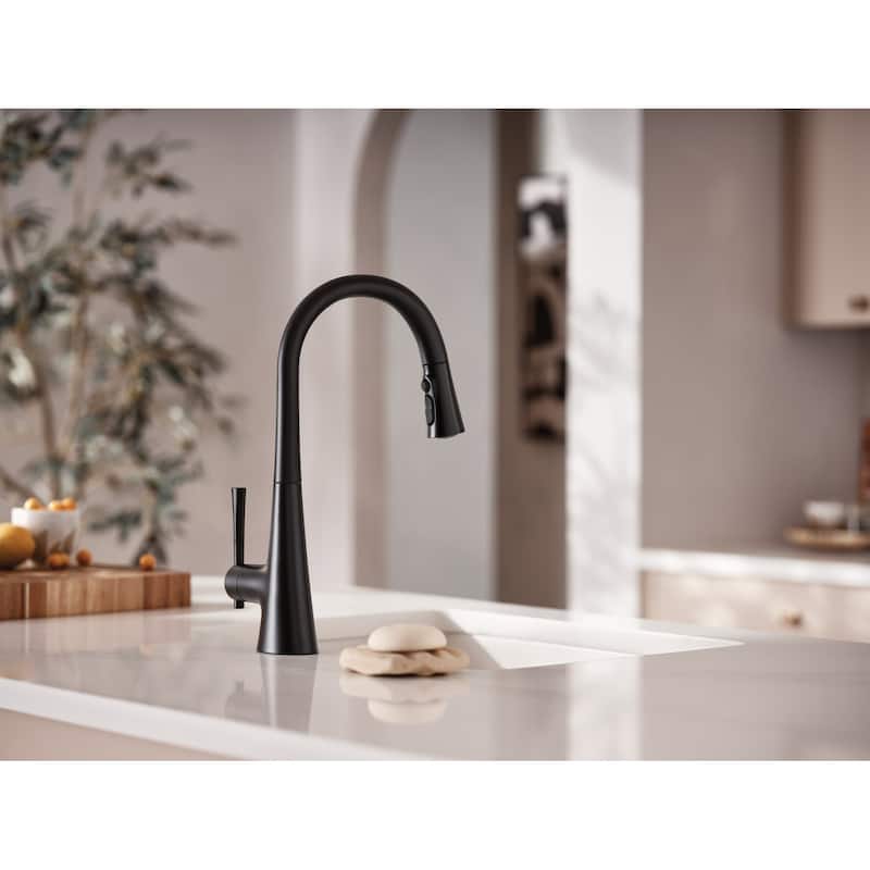 Moen Kurv 1.5 GPM Single Hole Pull Down Kitchen Faucet