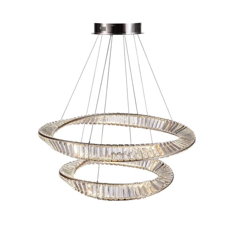 Artcraft Stella LED Chandelier - 90W - Satin Nickel