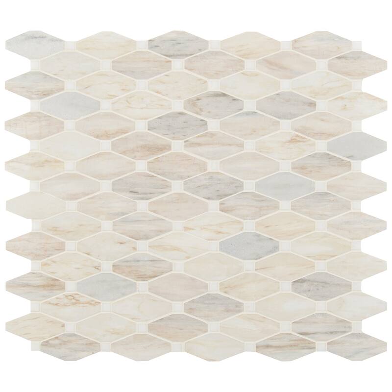 Ackland AKM-S-13X12OCP-CA 12" x 13" Marble Marque Floor and Wall - Auralie