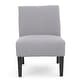 preview thumbnail 18 of 43, Kassi Contemporary Slipper Accent Chair by Christopher Knight Home
