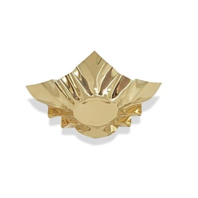 Square Bowl 12.25" Gold
