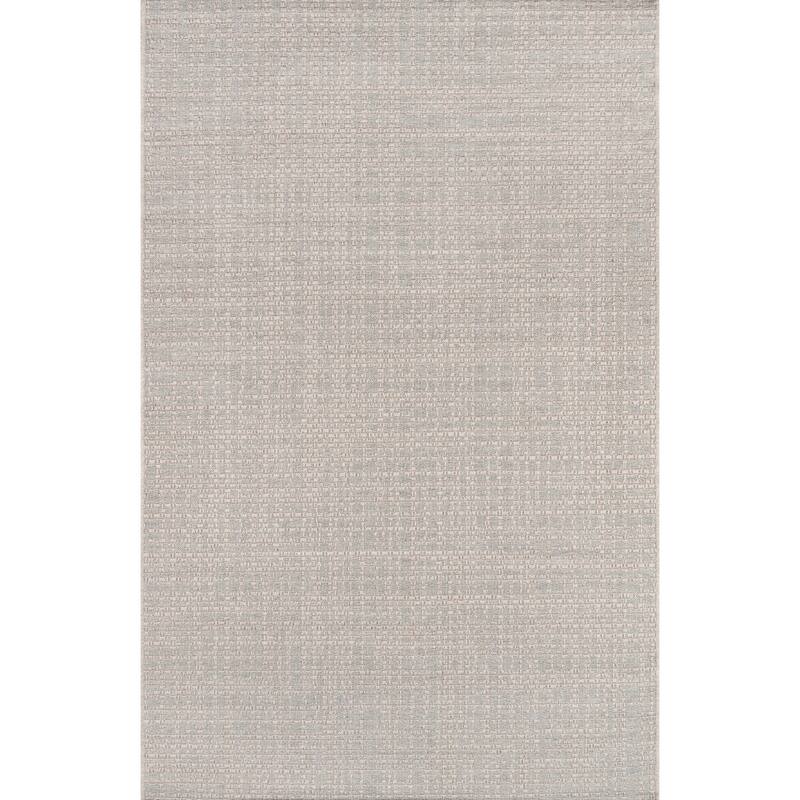 Momeni Como Contemporary Geometric Indoor Outdoor Rug - 5' x 7'6" - Stone