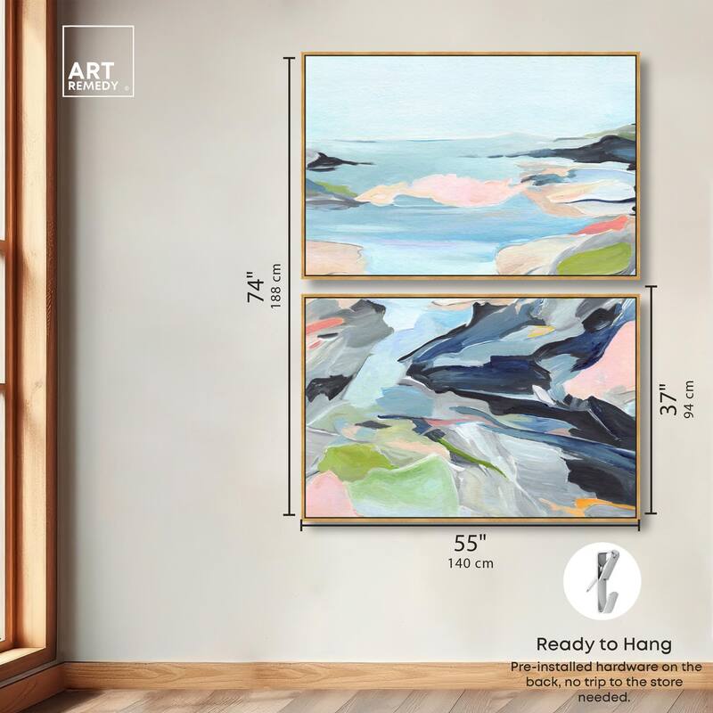Between Seasons II Canvas Set of 2 by Art Remedy