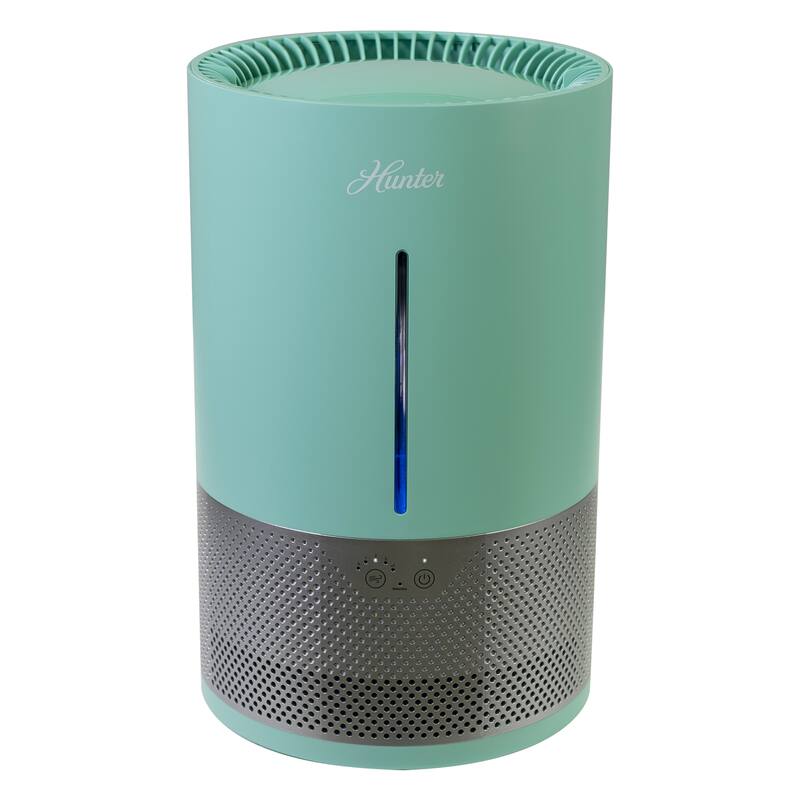 Hunter Fan Company Aspire 1.2 Gal Evaporative Humidifier with PermaWick Filter - Blue