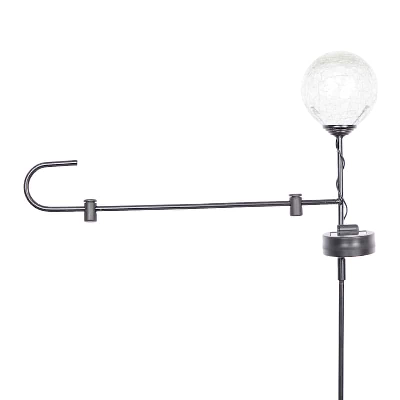 Alpine Corporation Decorative Garden Flag Holder Stakes, Outdoor Metal Flagpole Stands Design for Patio & Garden Décor
