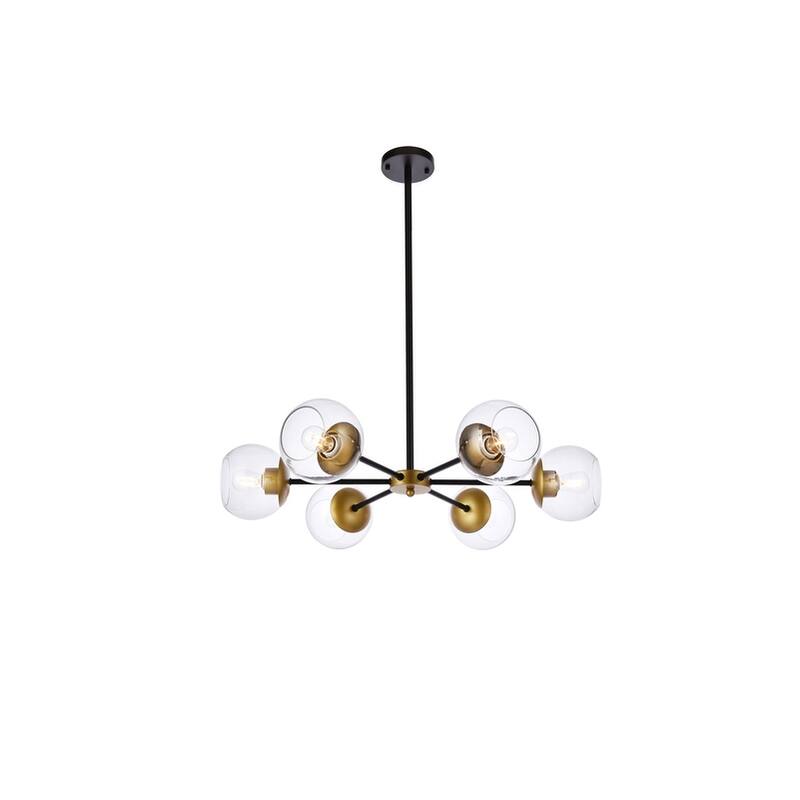 Brooke 30 inch Pendant with Clear Shade - N/A