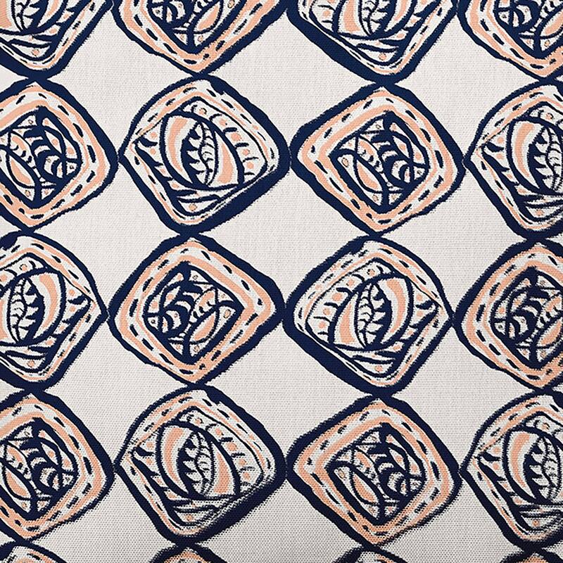 Cowry Check Outdoor Pillow