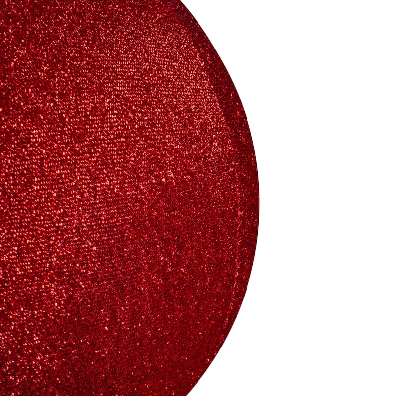 19.5" Tinsel Inflatable Christmas Ball Ornament Outdoor Decoration
