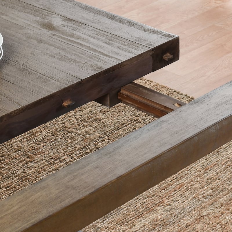 Kasey Reclaimed Pine Extension 84"-114" Dining Table by Kosas Home