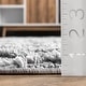 preview thumbnail 5 of 5, Nuloom Dottie Soft Shaggy Textured Trellis Tassel Area Rug