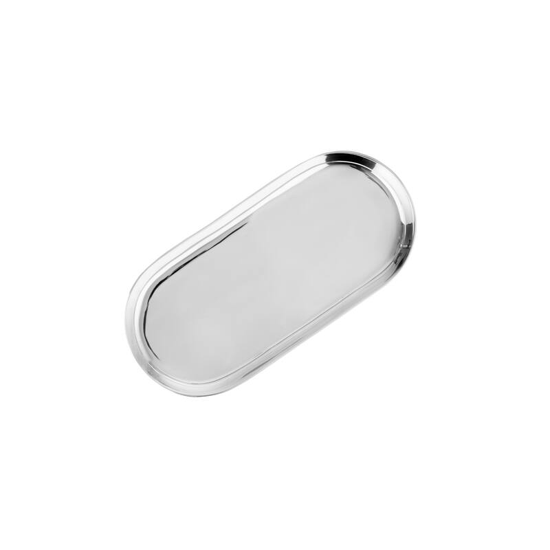 Nambe Oblong Nest Large Tray - 13" L x 7" W x 1" H