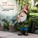 preview thumbnail 90 of 104, Gnome Folding Hands Looking Up Garden Statue