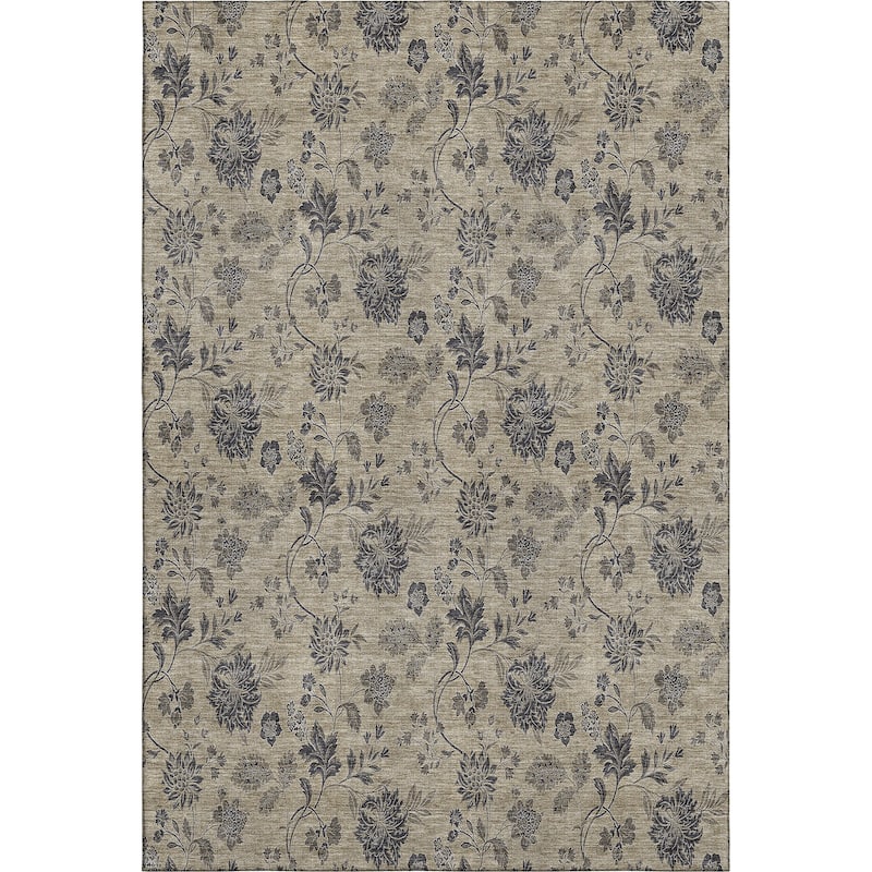 Premium Washable Super Soft Floral Borderless Mayfield Rug