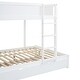 preview thumbnail 18 of 57, Full-Over-Full Bunk Bed with Twin size Trundle, Storage and Desk,with USB and 3 Plugs