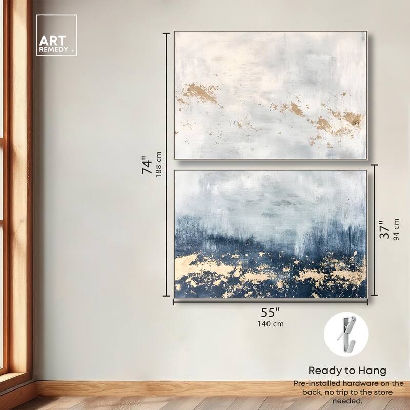 Inner Cosmos II Canvas Set of 2 by Art Remedy