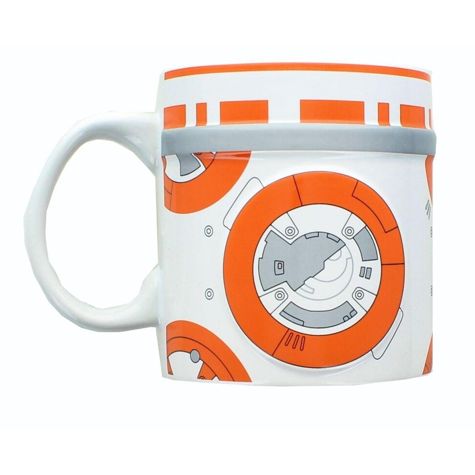 Star Wars 2D Relief BB-8 20oz Ceramic Coffee Mug - White - Bed Bath &  Beyond - 31412404